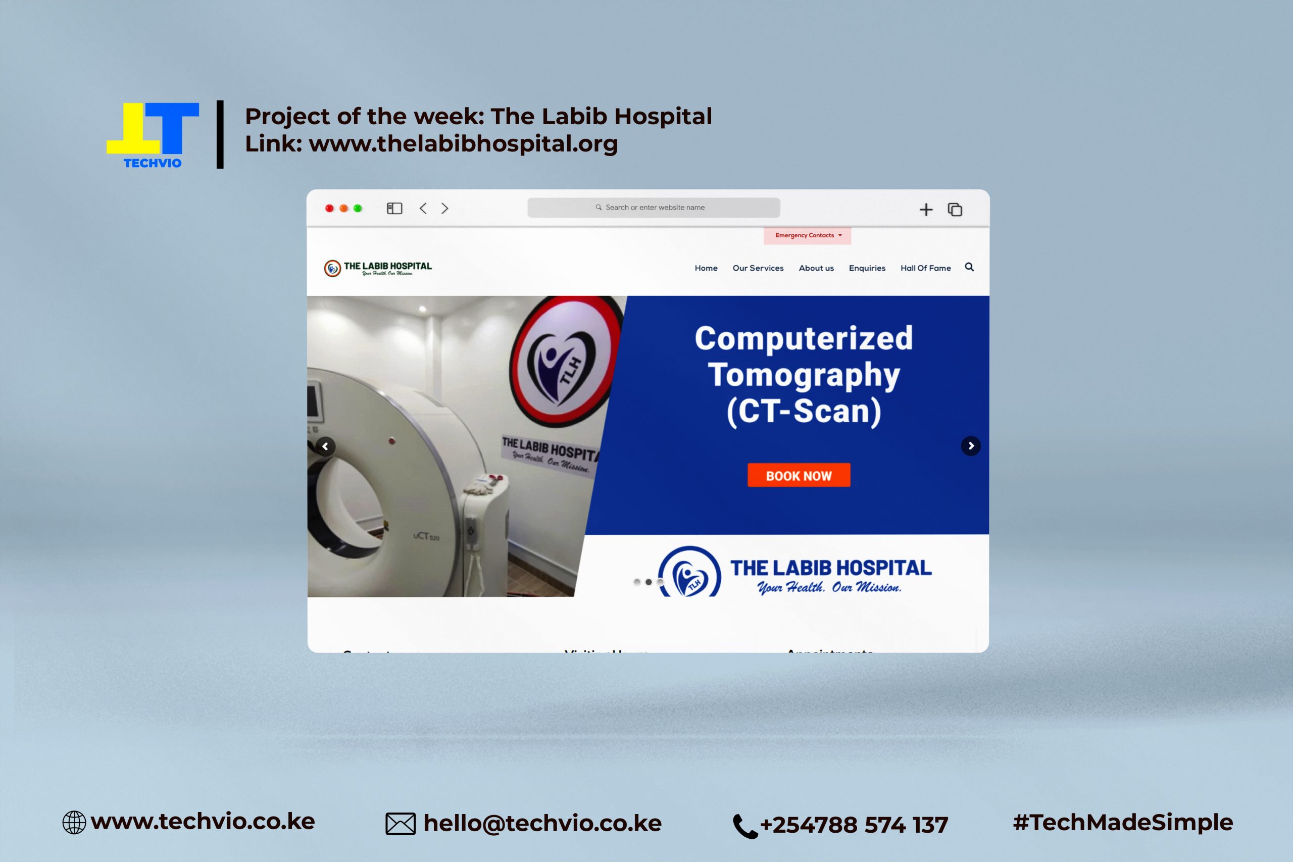 The Labib Hospital Website